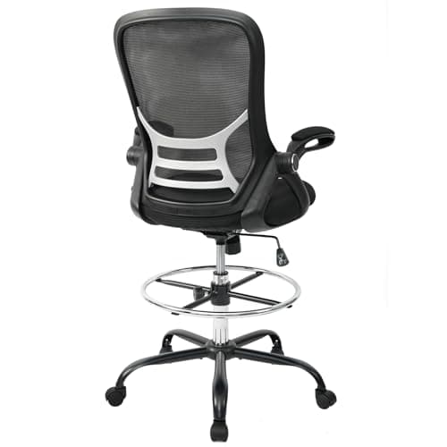 HYLONE HYLONE Drafting Chair, High-Back Mesh Standing Desk Chair