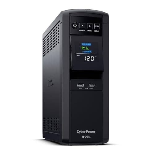 CyberPower CyberPower CP1500PFCLCD PFC Sinewave UPS, 1500VA / 1000W