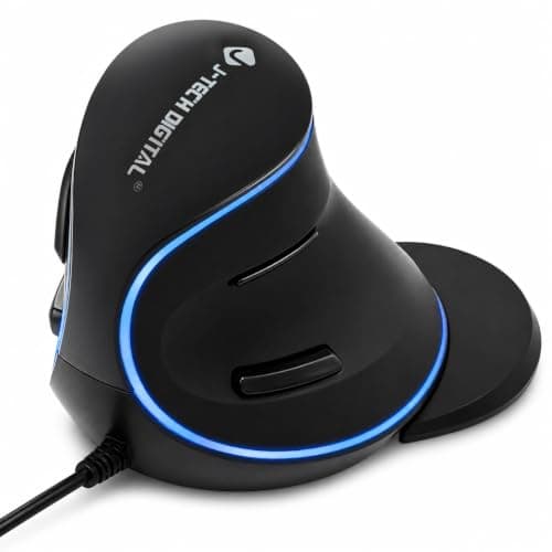 J-Tech Digital J-Tech Digital Wired Ergonomic Vertical Mouse