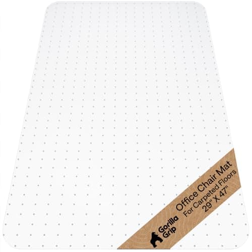 GORILLA GRIP Gorilla Grip Office Chair Mat for Carpet (29 x 47)
