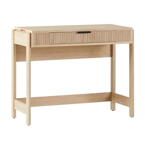 Walker Edison Walker Edison Reeded Wood Computer Desk