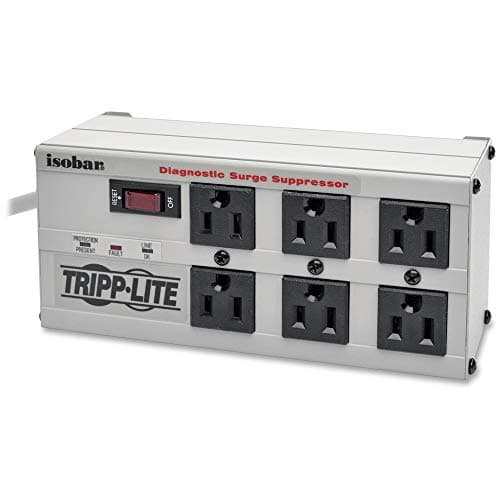 Tripp Lite Tripp Lite IBAR6-6D Isobar Metal Surge Protector, 6 Outlets