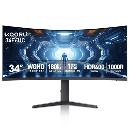 KOORUI KOORUI 34" Curved Ultrawide WQHD 144Hz