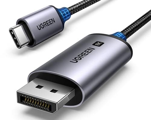 UGREEN USB-C to DisplayPort 1.4 Cable, 6.6 ft