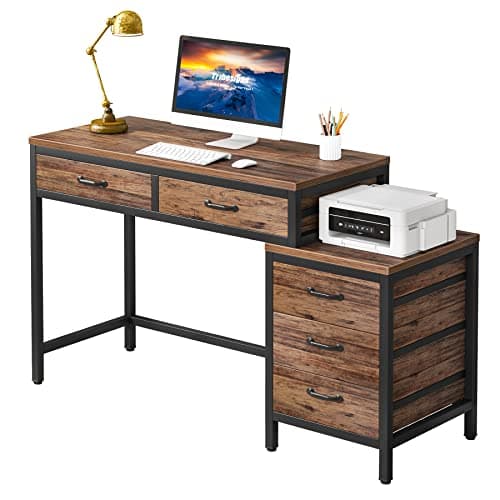 Tribesigns Tribesigns Computer Desk with 5 Drawers (Reversible)