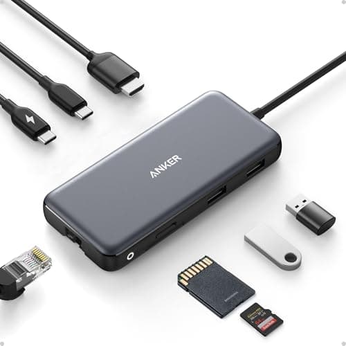 Anker Anker USB-C Hub, 8-in-1 with 4K 60Hz HDMI