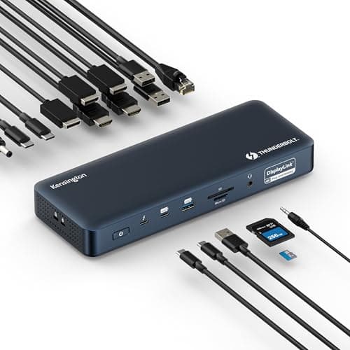 Kensington Kensington SD5900T Thunderbolt 4 Dock with DisplayLink