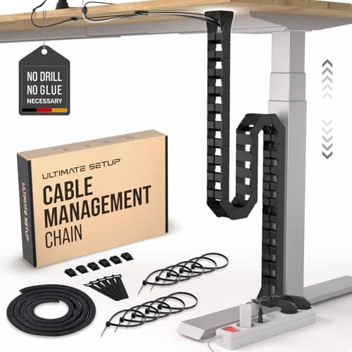 Ultimate Setup Ultimate Setup Under-Desk Cable Management Vertebrae (133 cm)