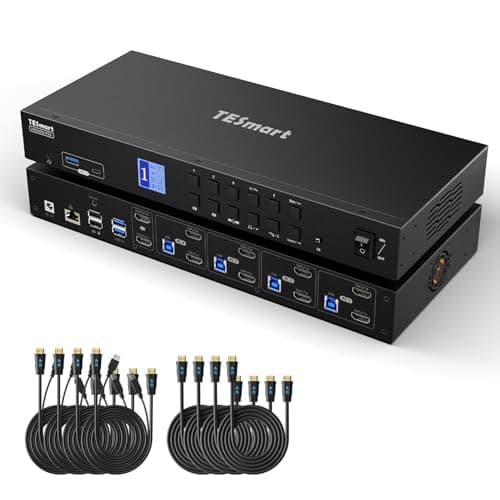 TESmart TESmart HDMI KVM Switch (4 PCs, 2 Monitors)