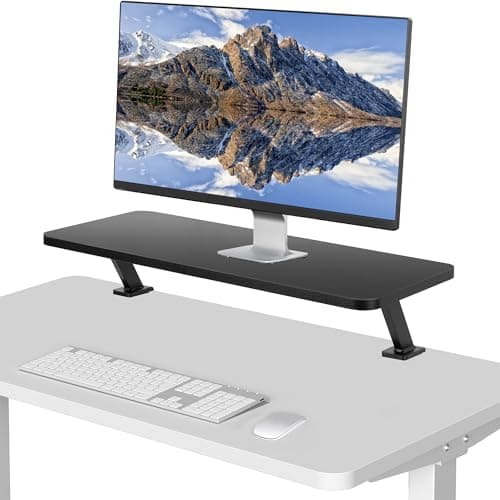 VIVO Clamp-On Desk Shelf, 26" Single Monitor Riser