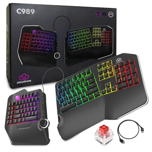 Cloud Nine Cloud Nine C989 Ergonomic Split Mechanical Keyboard