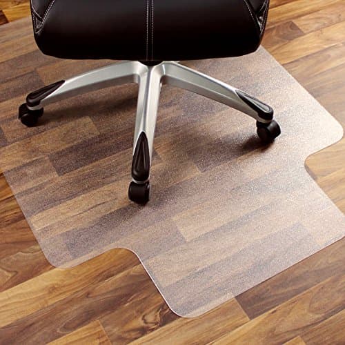 Marvelux Polycarbonate Chair Mat for Hard Floors, Lipped (36" x 48")
